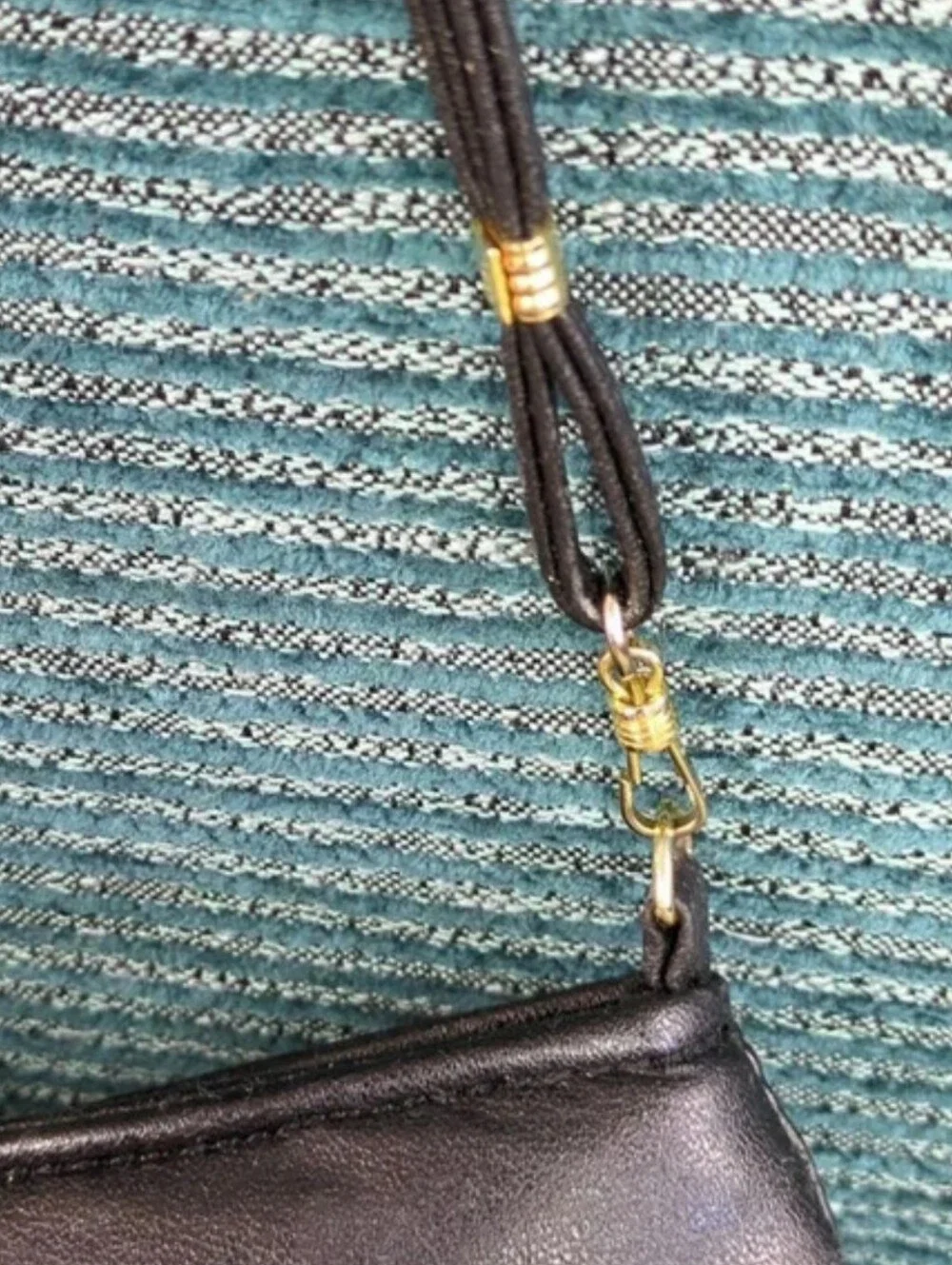 Vintage Whiting & Davis Black Mesh Evening Bag Convertible Clutch